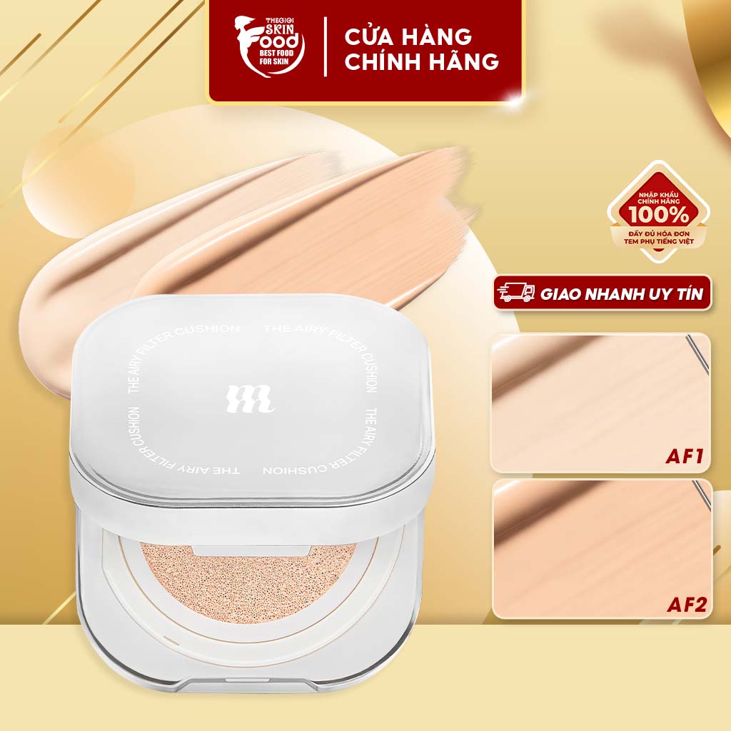 [New] Phấn Nước Merzy Mịn Lì, Che Phủ Cao The Airy Filter Cushion SPF50+/PA+++ 11g ThegioiSkinfood