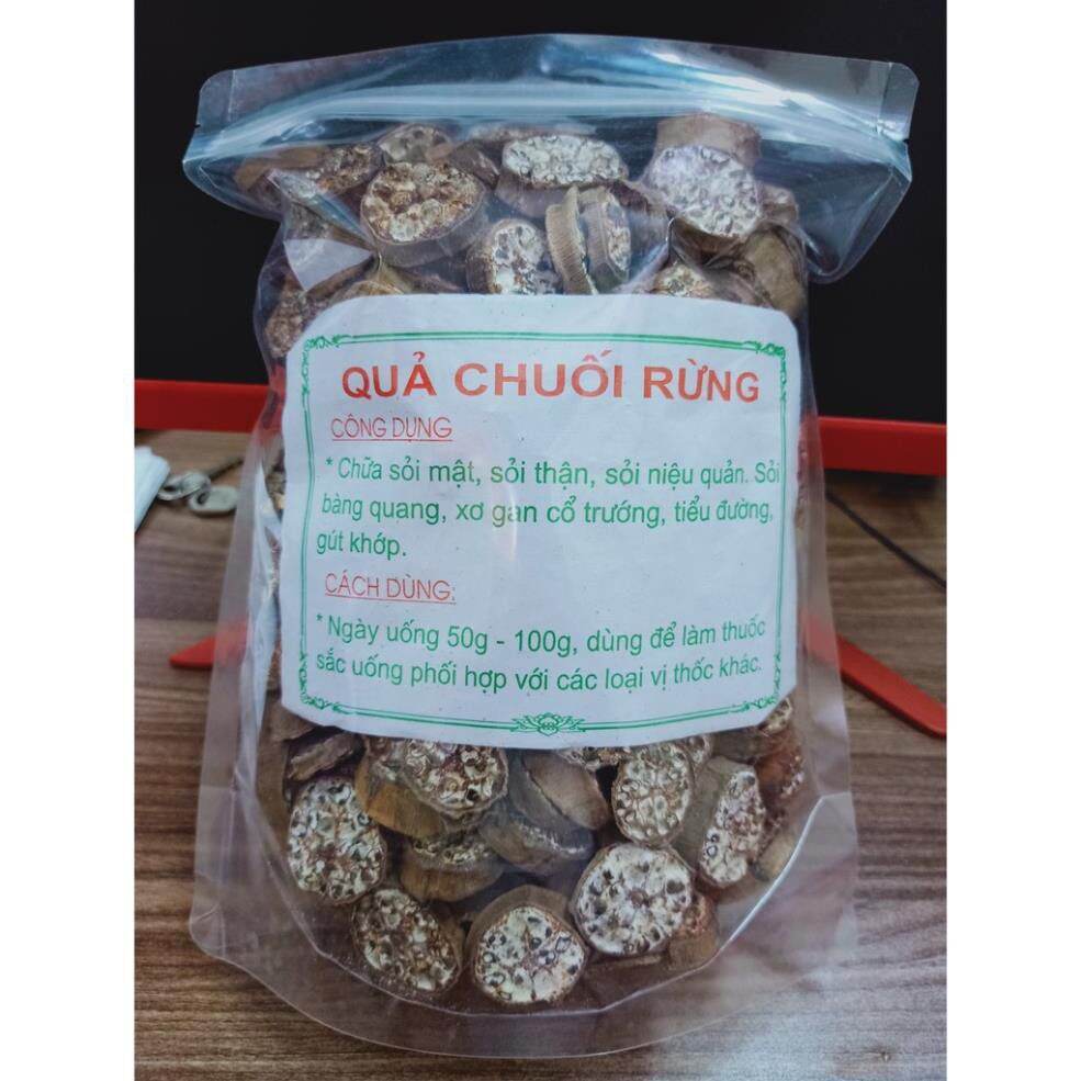 500gr chuối hột rừng lào cai thái lát sấy khô nguyên chất tây bắc.