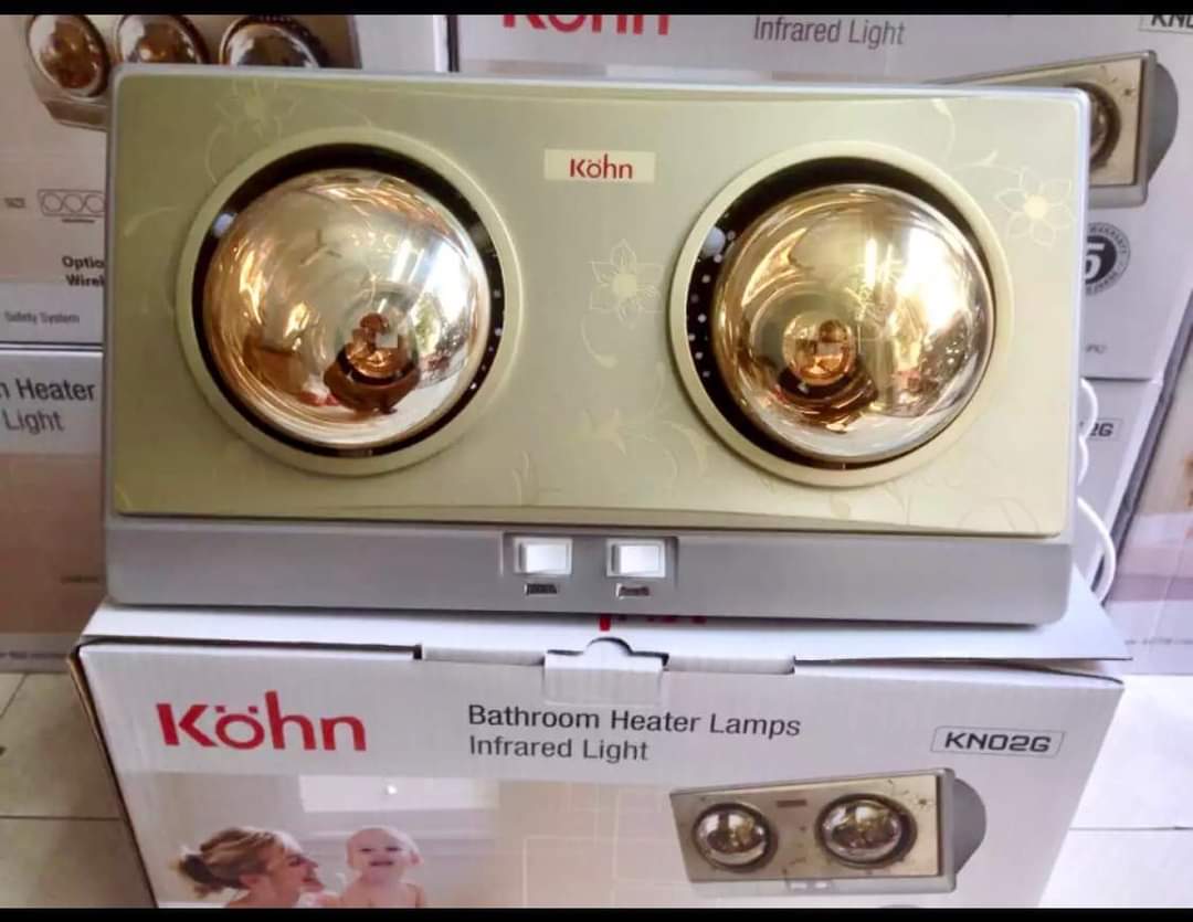 ĐÈN SƯỞI 2 BÓNG NHÀ TẮM BRAUN KOHN CỦA ĐỨC