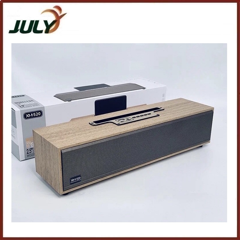 Loa gỗ bluetooth xm 520 - âm thanh cực hay