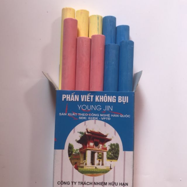 10 hộp Phấn màu Thạch Cao không bụi.