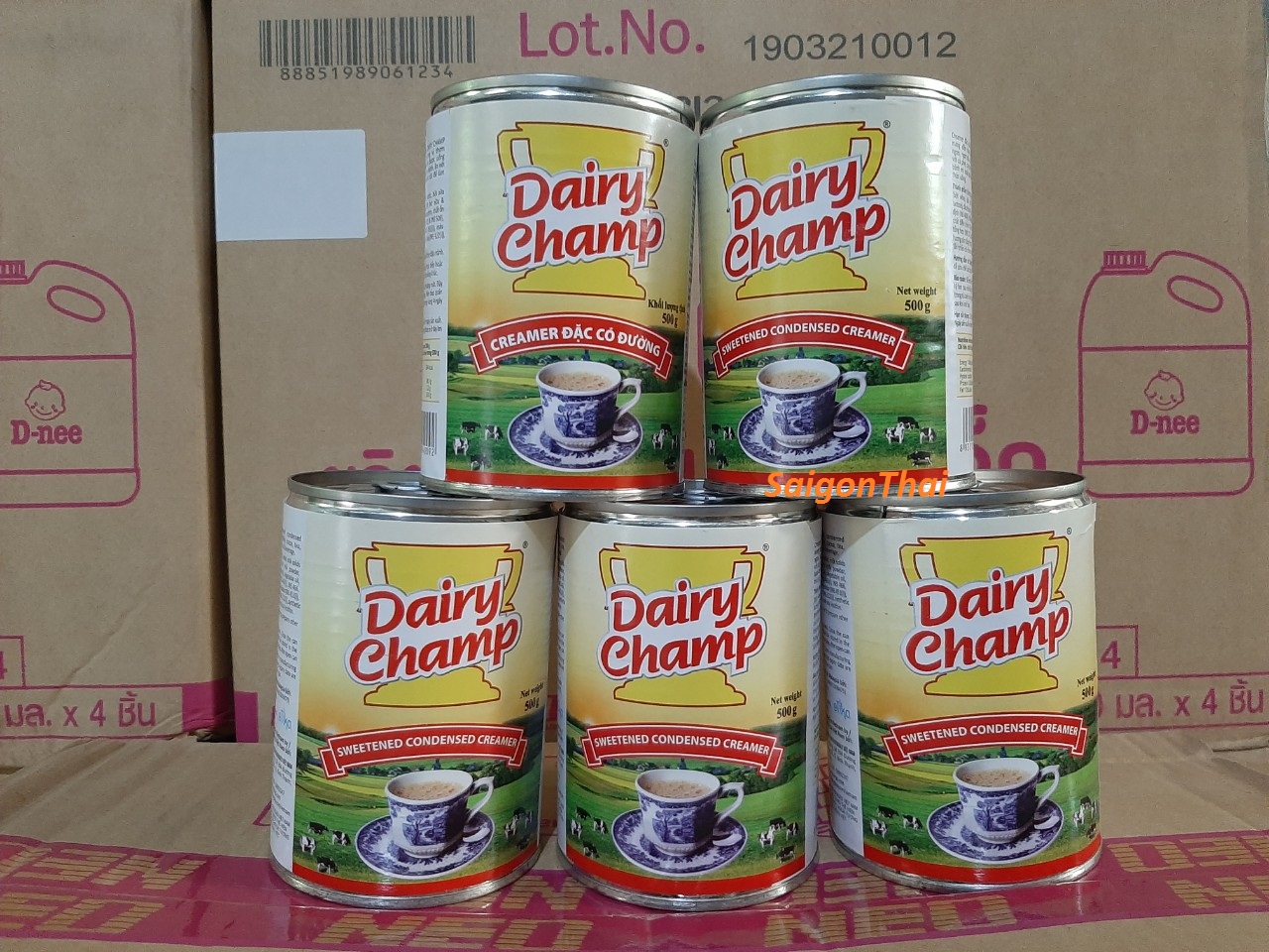 Sữa đặc có đường dairy champ hộp 500gr