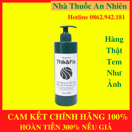 Dầu Gội Nam Thik & Fix - Mọc Tóc Phong Cách Nhật Bản - Dầu Gội Nam THIK&FIX - Hỗ Trợ Làm Đen Tóc