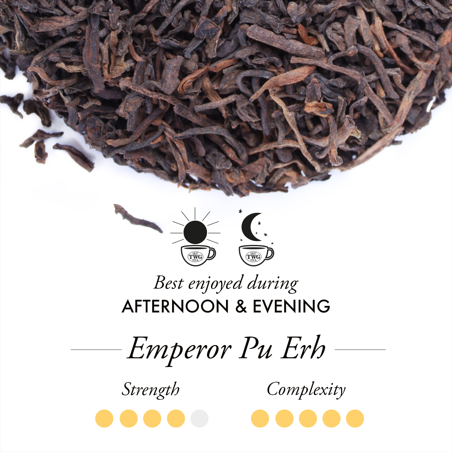 Trà TWG Tea - Emperor Pu Erh Tea (100g) | Trà Phổ Nhĩ