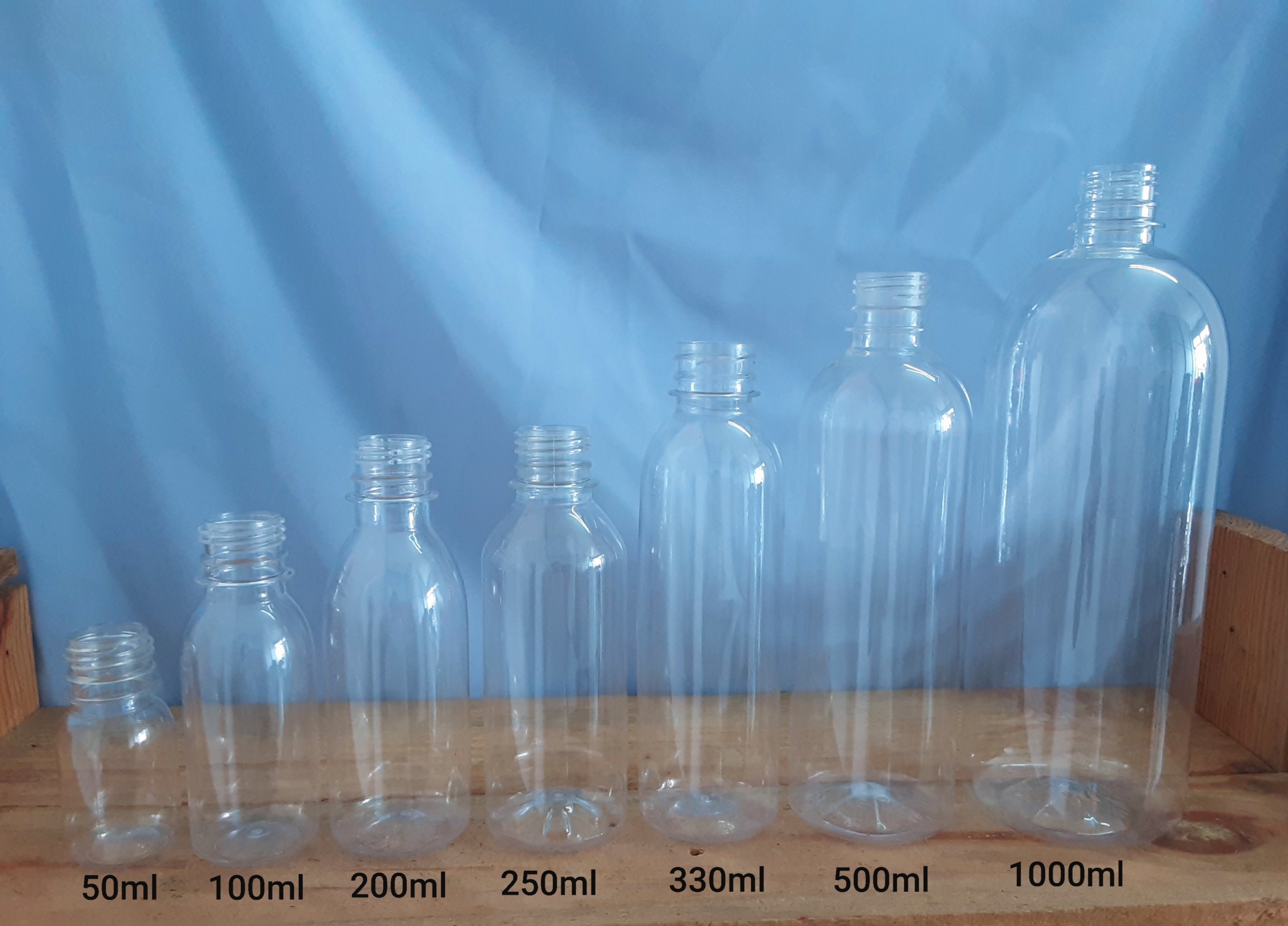 100 chai pet tròn 50ml/100ml