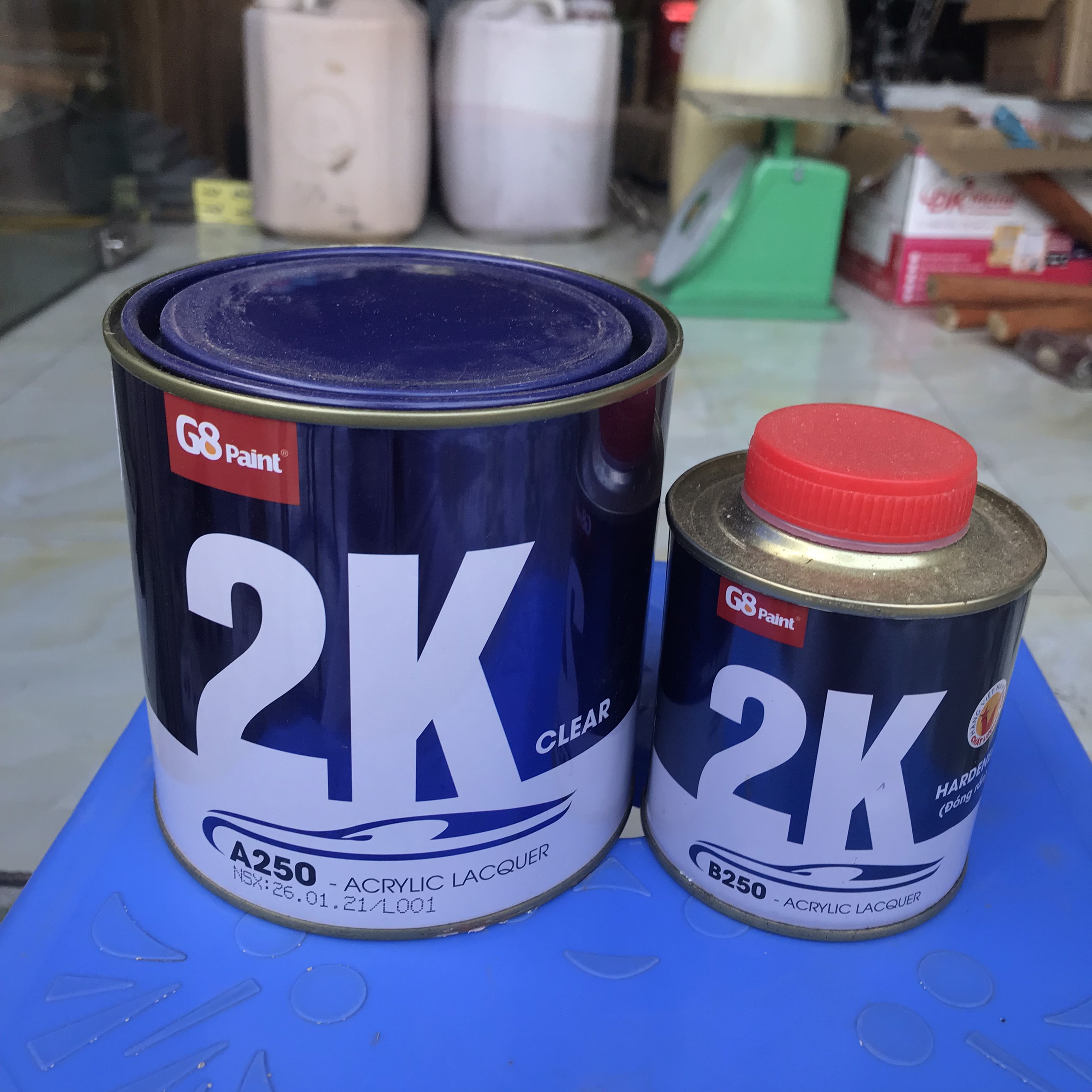(HÀNG CHÍNH HÃNG) Dầu bóng 2K 2 thành phần Acrylic - Urethane