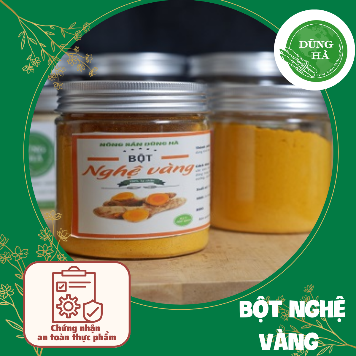 Bột nghệ vàng – Nghệ Xay nguyên chất
