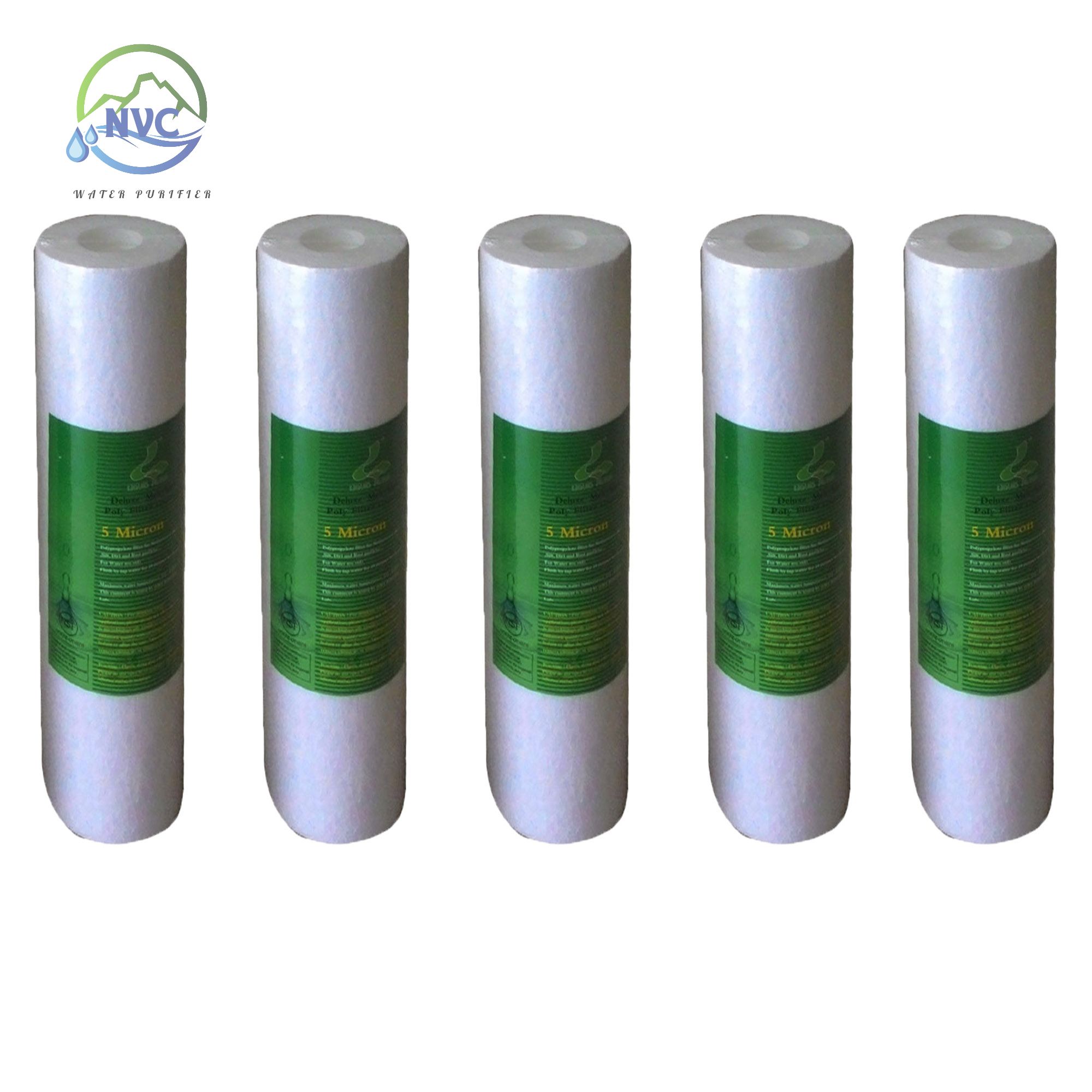 Combo 5 lõi lọc số 1 PP 5 micron 10 inch không bịt