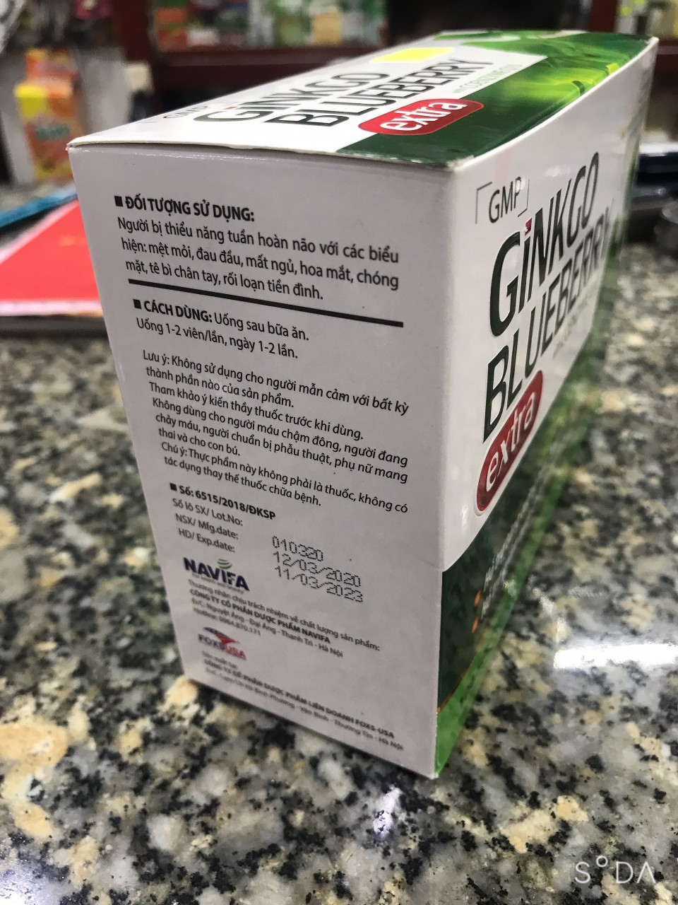 [HCM]100 Viên Bổ Não cao cấp - GINKGO BLUEBERRY EXTRA Whith Coenzyn Q10