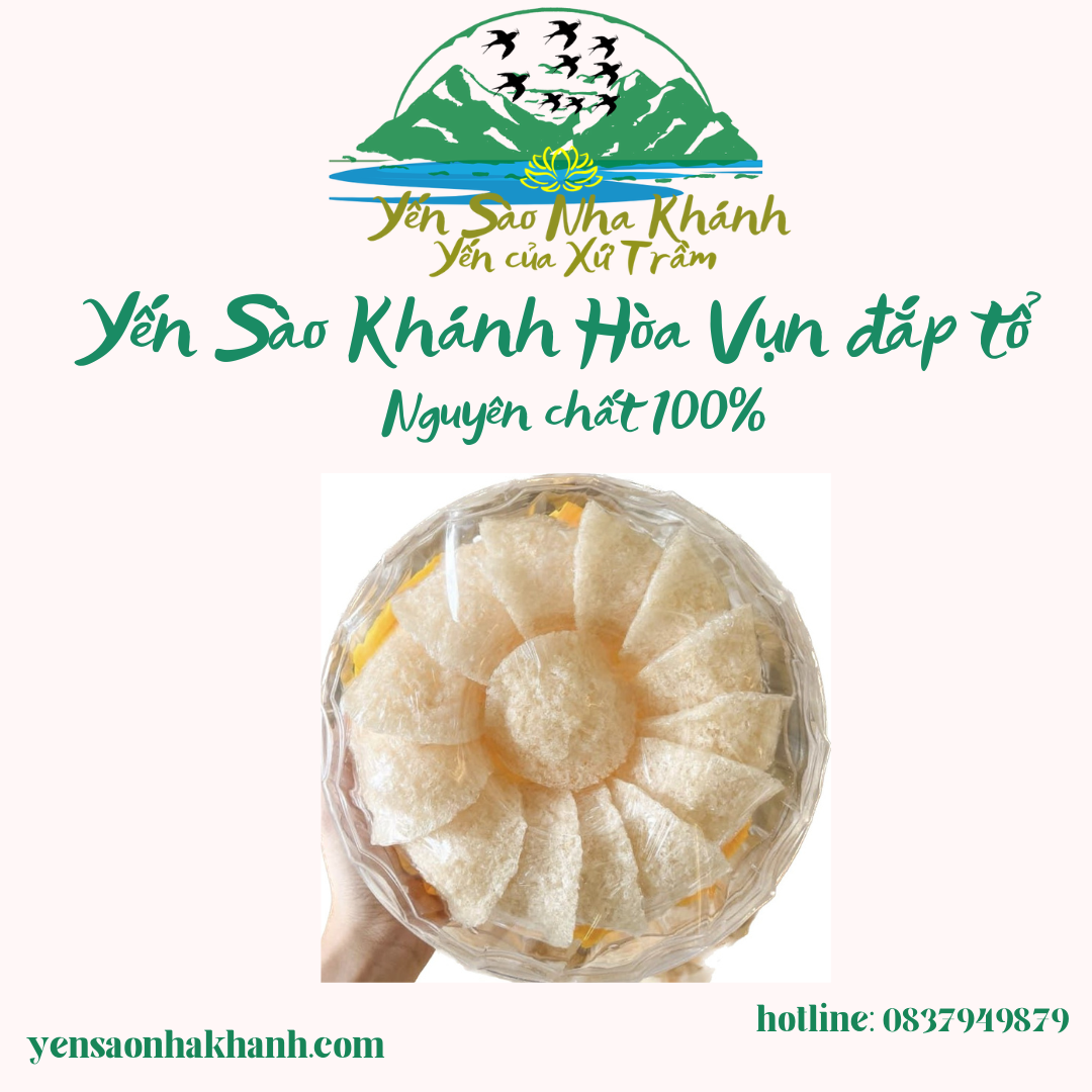 Tổ yến sào vụn khánh hòa sợi to + quà tặng