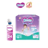 [Từ 22-23 tặng QUÀ TO-SLCH] Tã/bỉm quần Bobby 3mm Jumbo Siêu khô thoáng XXXL24