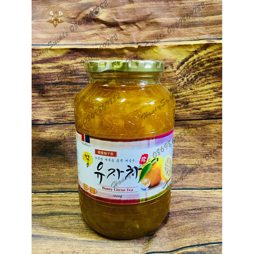 Mật ong chanh đào hàn quốc 1kg