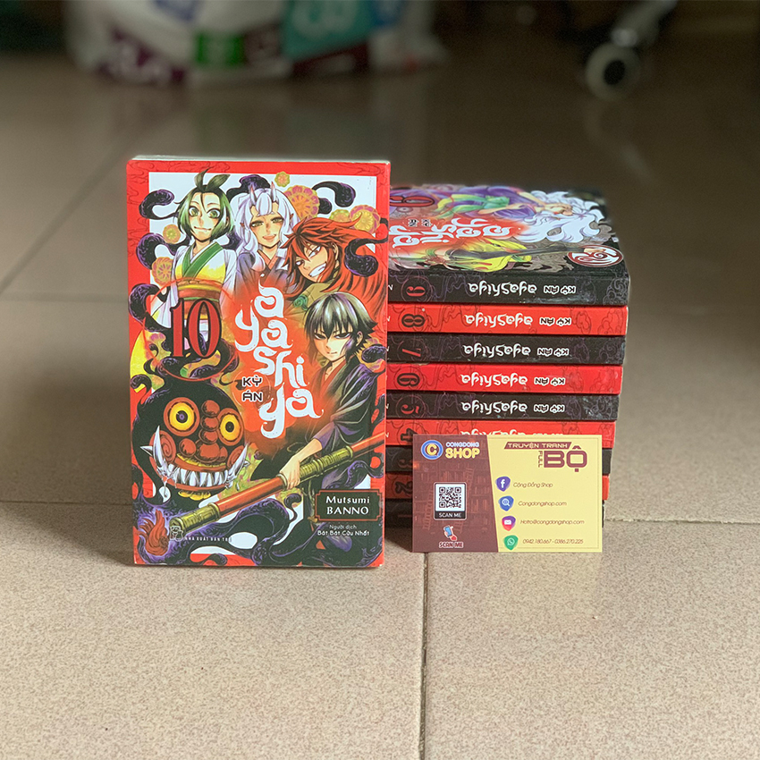 Truyện Kỳ Án Ayashiya trọn bộ 10 tập - Sách truyện Full bộ