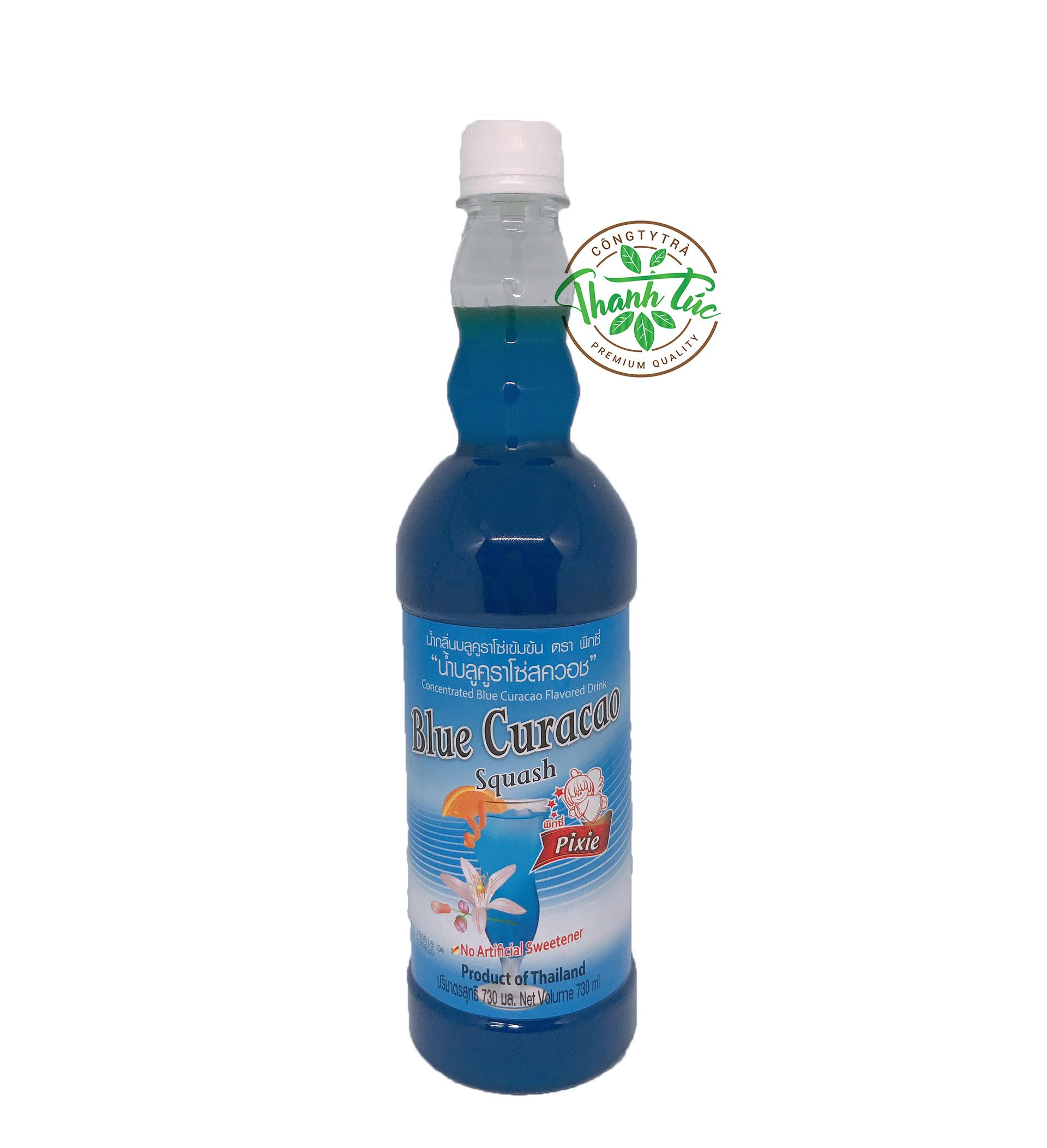 Siro Thái Lan Pixie Blue Curacao Chai 730ml