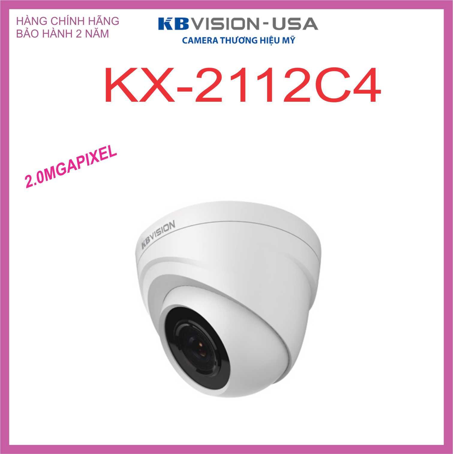 Camera dome giá rẻ kx-2112c4 2.0mp kbvision
