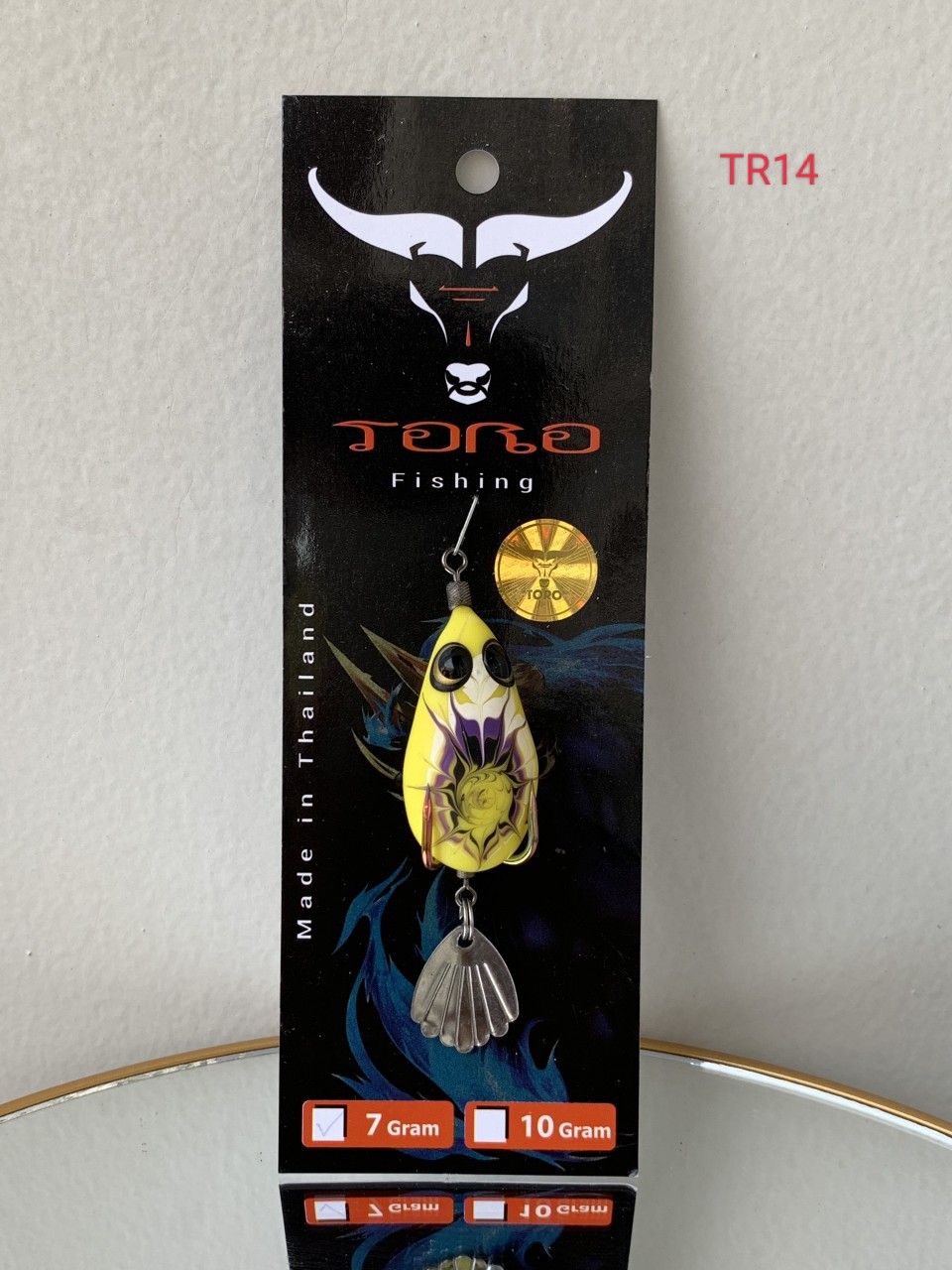 Nhái hơi toro họa tiết hoa văn lưỡi titan