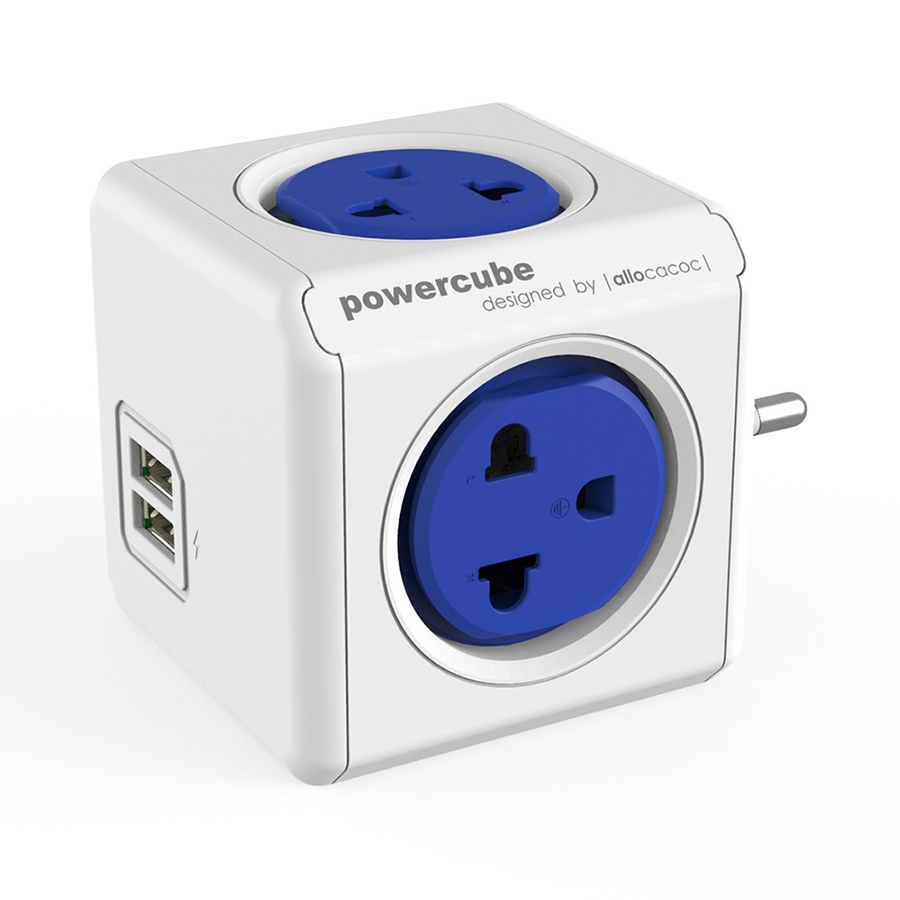 Ổ cắm điện kèm cổng sạc USB Allocacoc Powercube Original