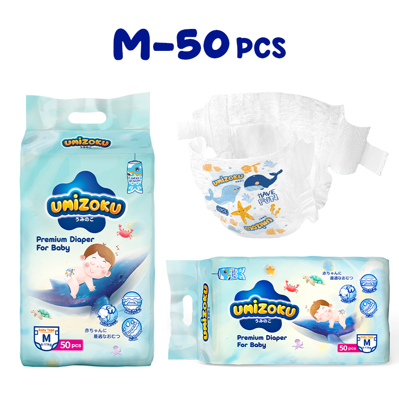 Tã quần trẻ em Umizoku siêu mỏng đủ size M L XL XXL XXXL XXXXL - 9