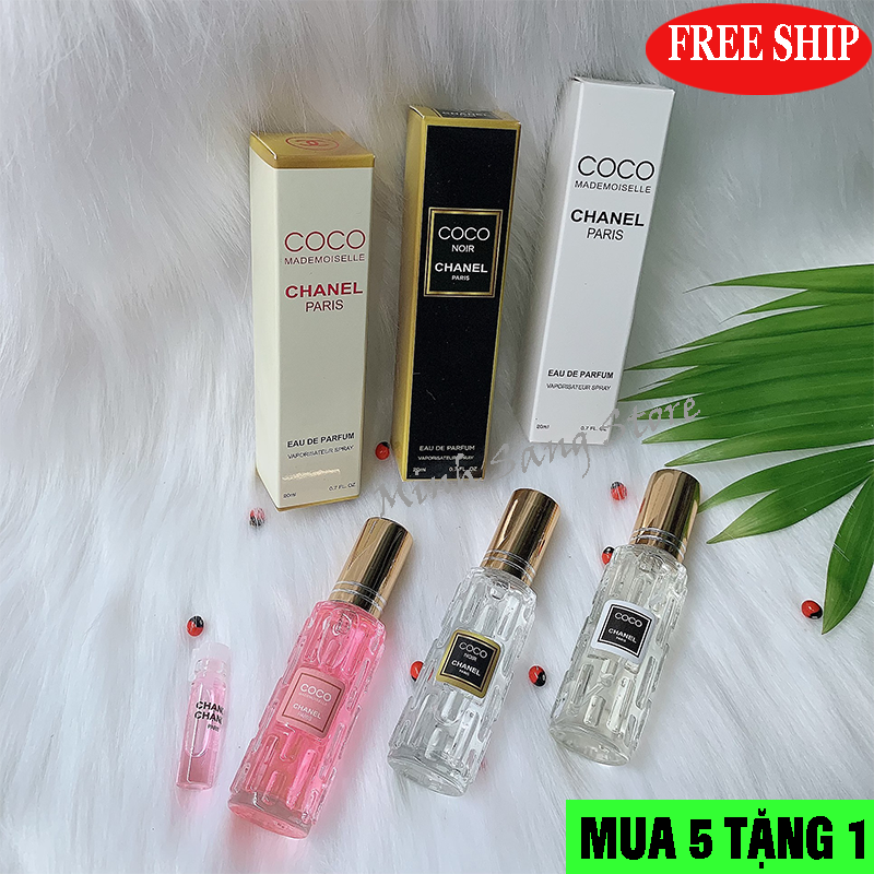 Combo 3 nước hoa coco 20ml thơm lâu
