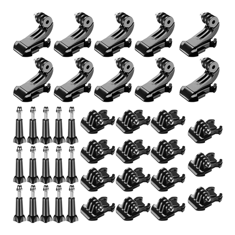 ♟✵ Accessory Kit For Gopro Buckle Clip Basic Mount Vertical Surface Quick Mounting J-Hook Buckle Mount Long Thumb Screw For Gopr