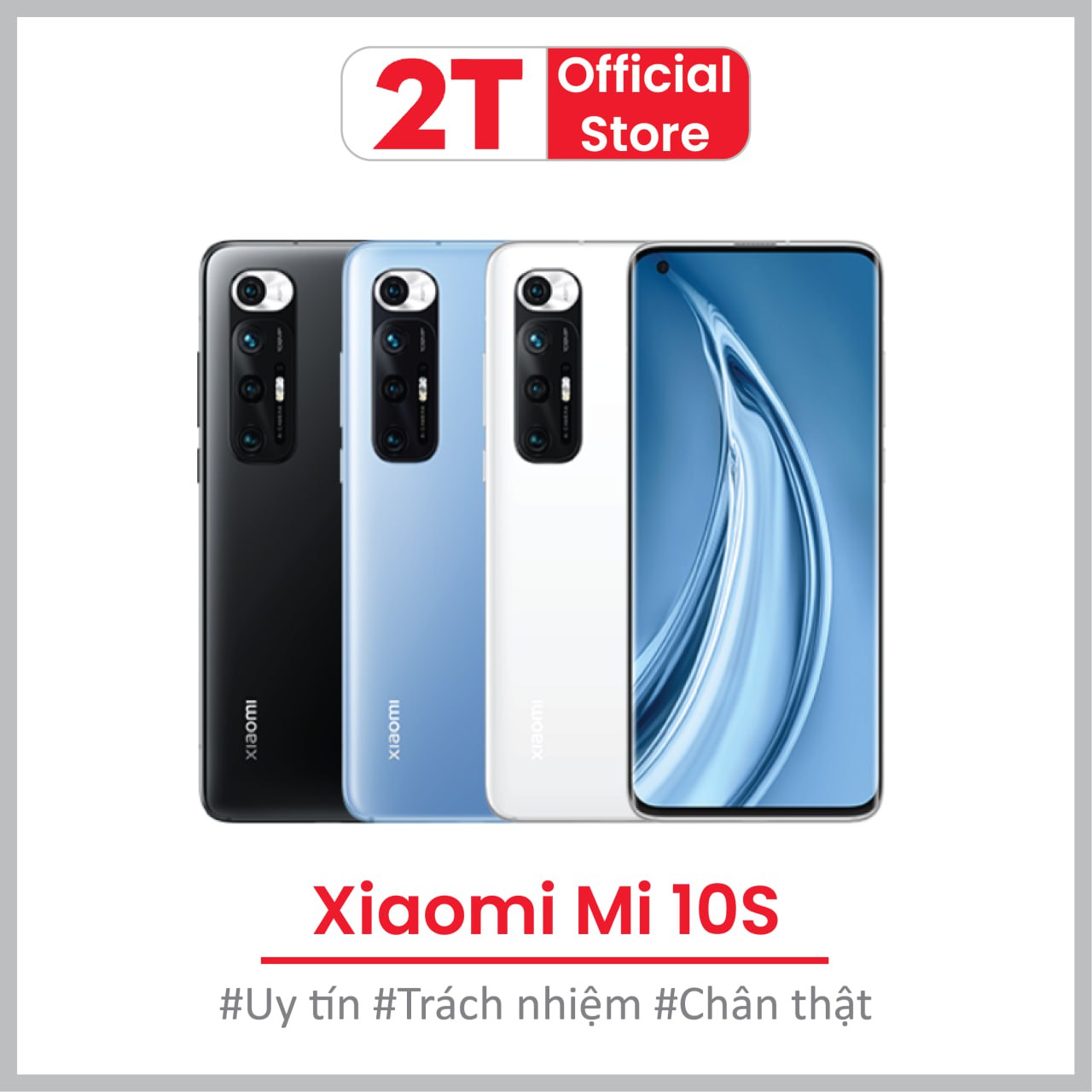 Điện thoại Xiaomi Mi 10S ram 8/128GB, chip Snapdragon 870 5G camera lên tới 108MP thiết kế màn hình cong sang trọng