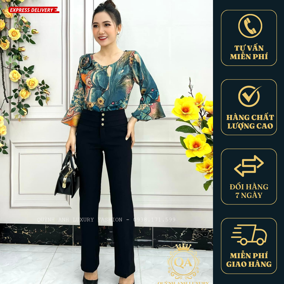Áo lụa 3d họa tiết thiết kế cao cấp