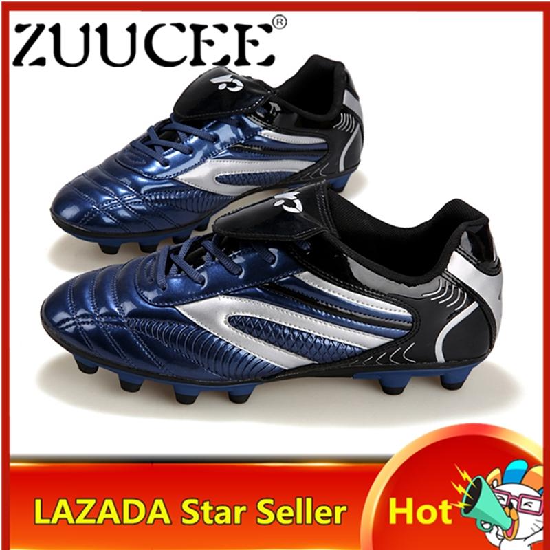 ZUUCEE Giày bóng đá nam chất liệu cao su đế có đinh tán dài chống trơn trượt thích hợp dành cho thanh thiếu niên - INTL