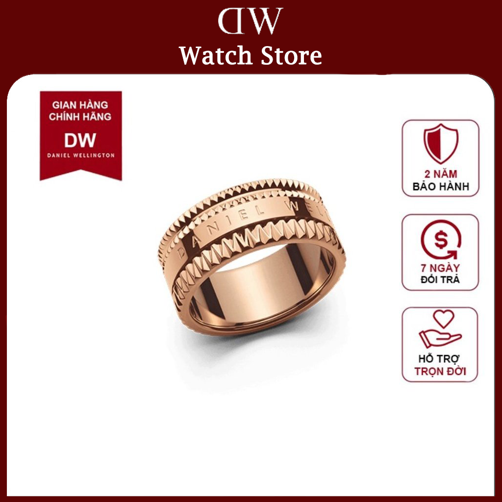 Nhẫn Elevation Ring Rose Gold Daniel Welington DW Chính Hãng - Danielstore .