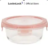 Hộp thủy tinh hình tròn LocknLock Rose nhiều kích thước