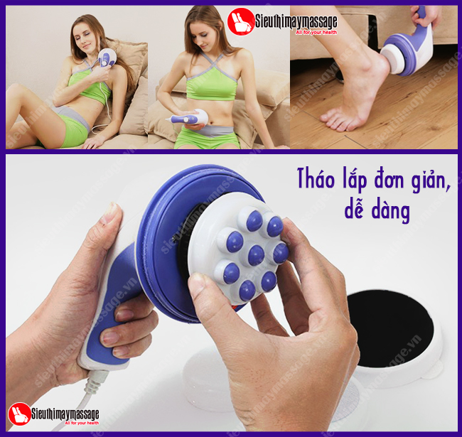 Massage cầm tay nhập khẩu, siêu bền, Mát xa toàn thân, máy mát xa cầm tay Công nghệ nhật bản - Massage Cầm Tay Loại Đắt Hàng Chất Lượng-Giá Không Tăng