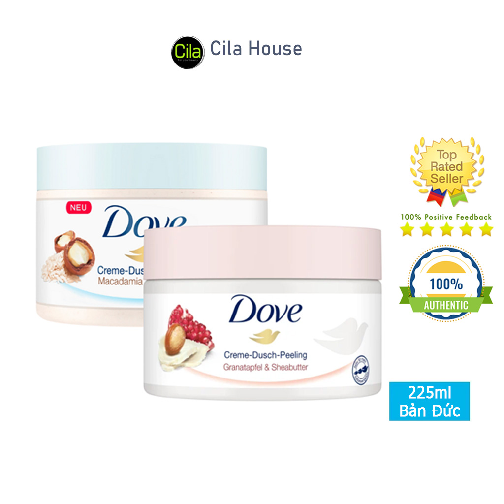 Tẩy da chết toàn thân Dove 225ml - Cila House