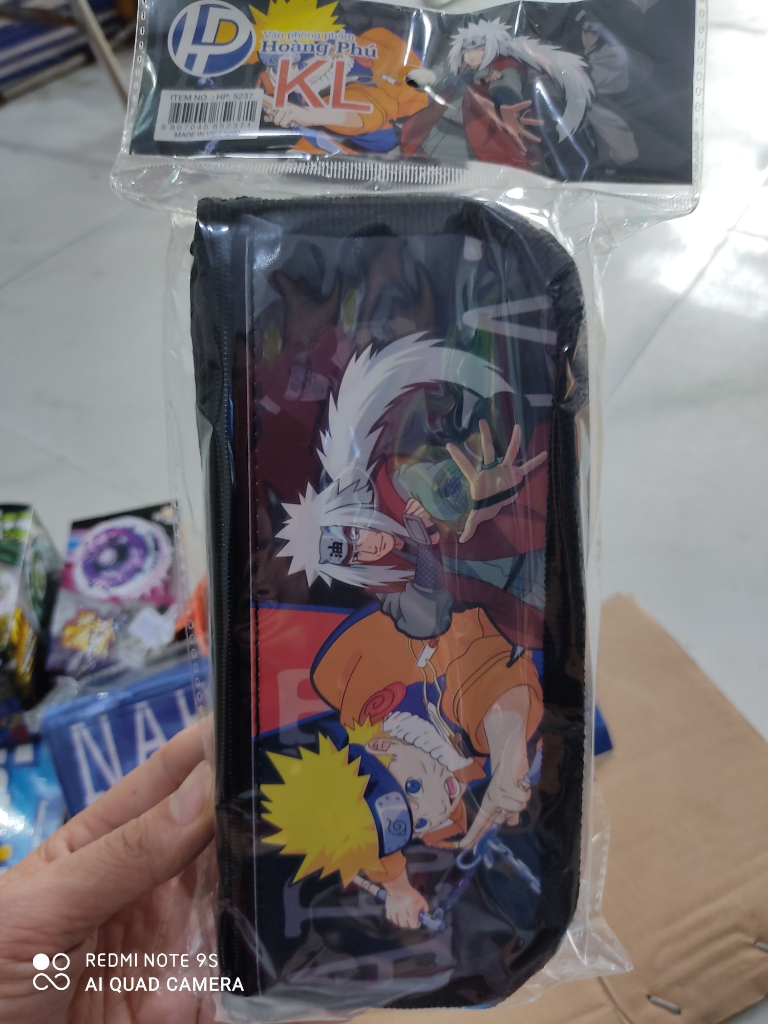 Ví đựng bút vải hình Naruto