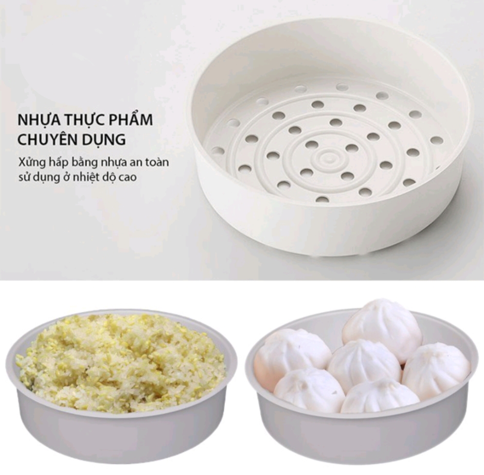 Xửng hấp thức ăn, bánh bao, xôi dẻo... NHỰA VIỆT NHẬT Plastic – khay hấp hình tròn