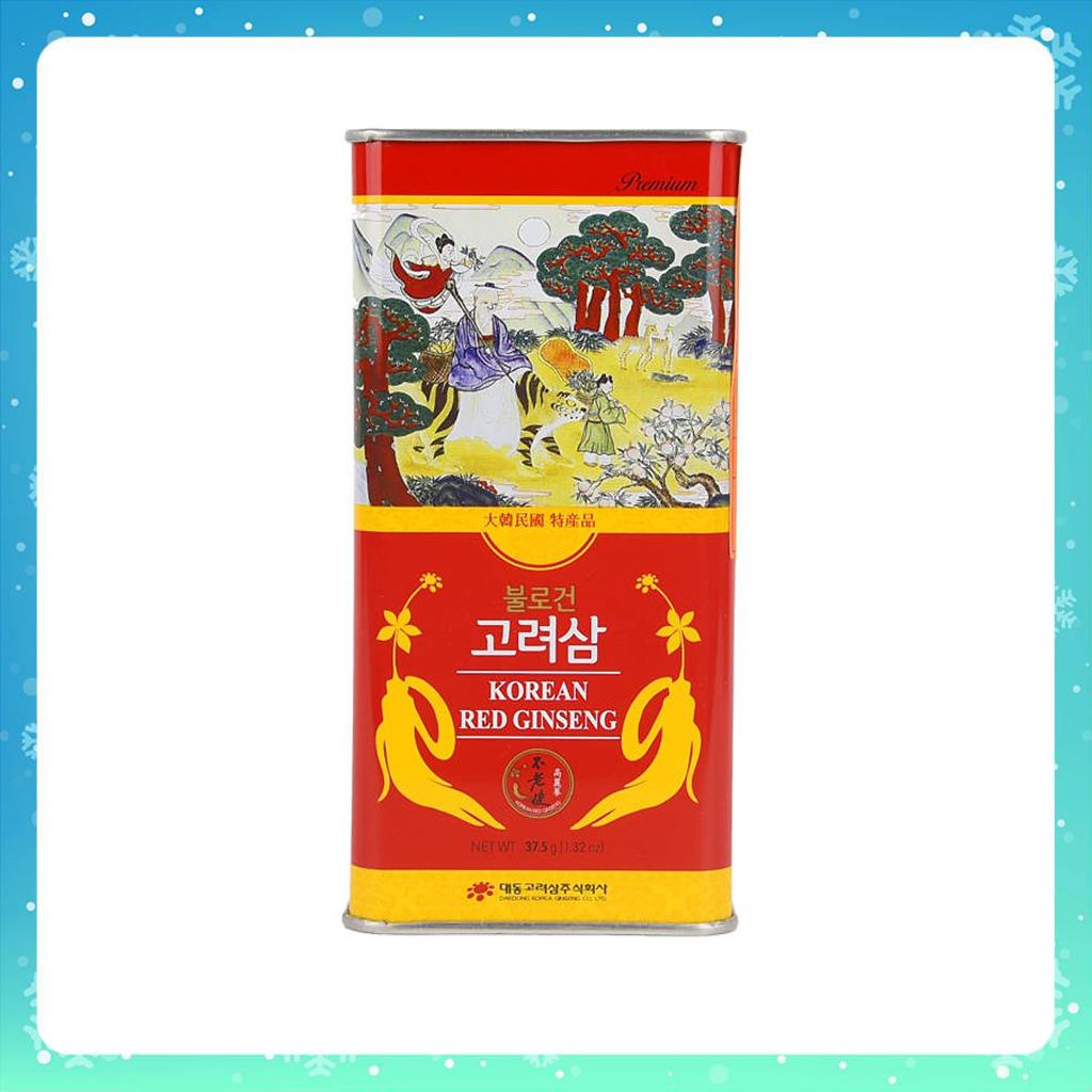 Hồng sâm củ khô daedong hộp 37,5g