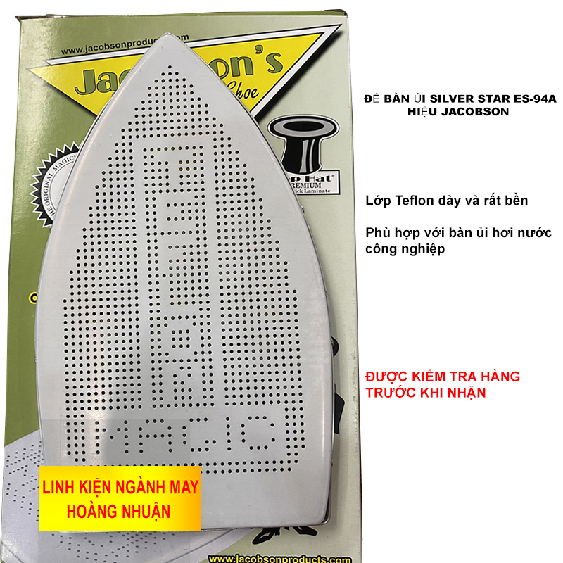 [HCM]Đế bàn ủi Mặt nạ bàn ủi SILVER STAR ES-94A hiệu Jacobson