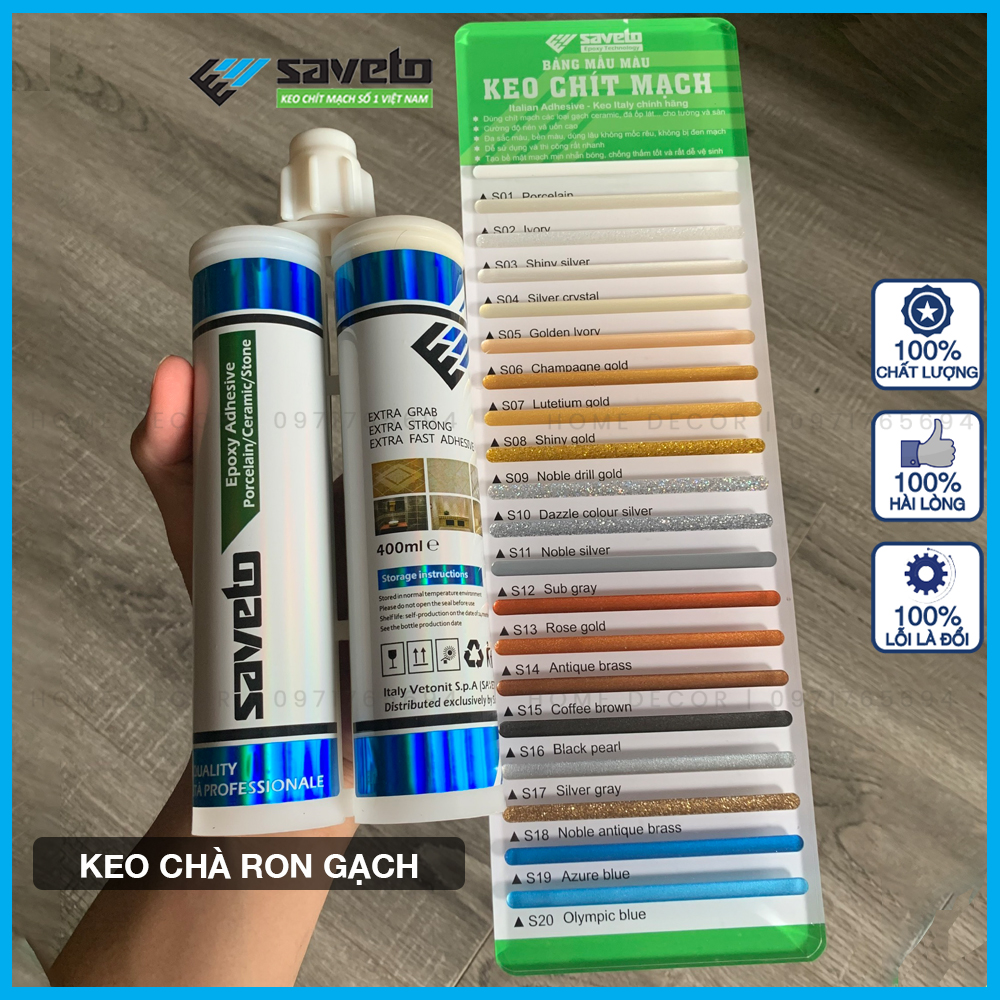 Keo kẻ chỉ gạch, Keo kẻ chỉ gạch sàn nhà Chống Thấm, Nhà Tắm, Sàn Nhà Cao Cấp Chính Hãng Saveto.