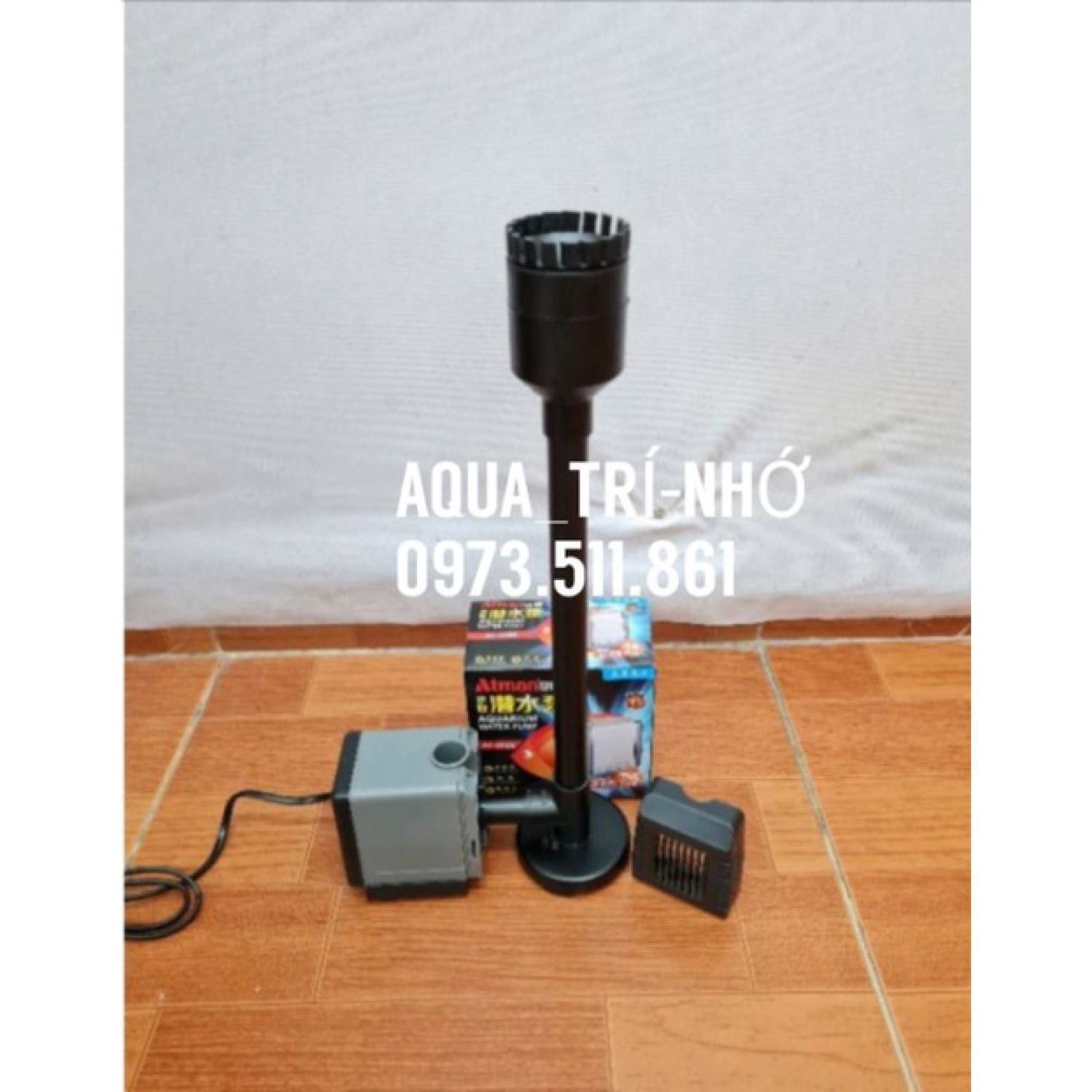 Combo bơm atman 305s + bộ hút mặt hút đáy