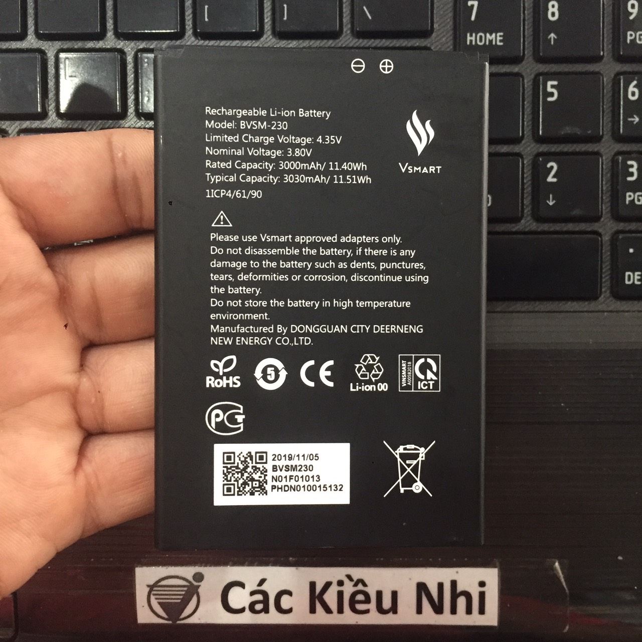 Pin Vsmart Bee3 Bee 3 V230A | BVSM-230 3000mah