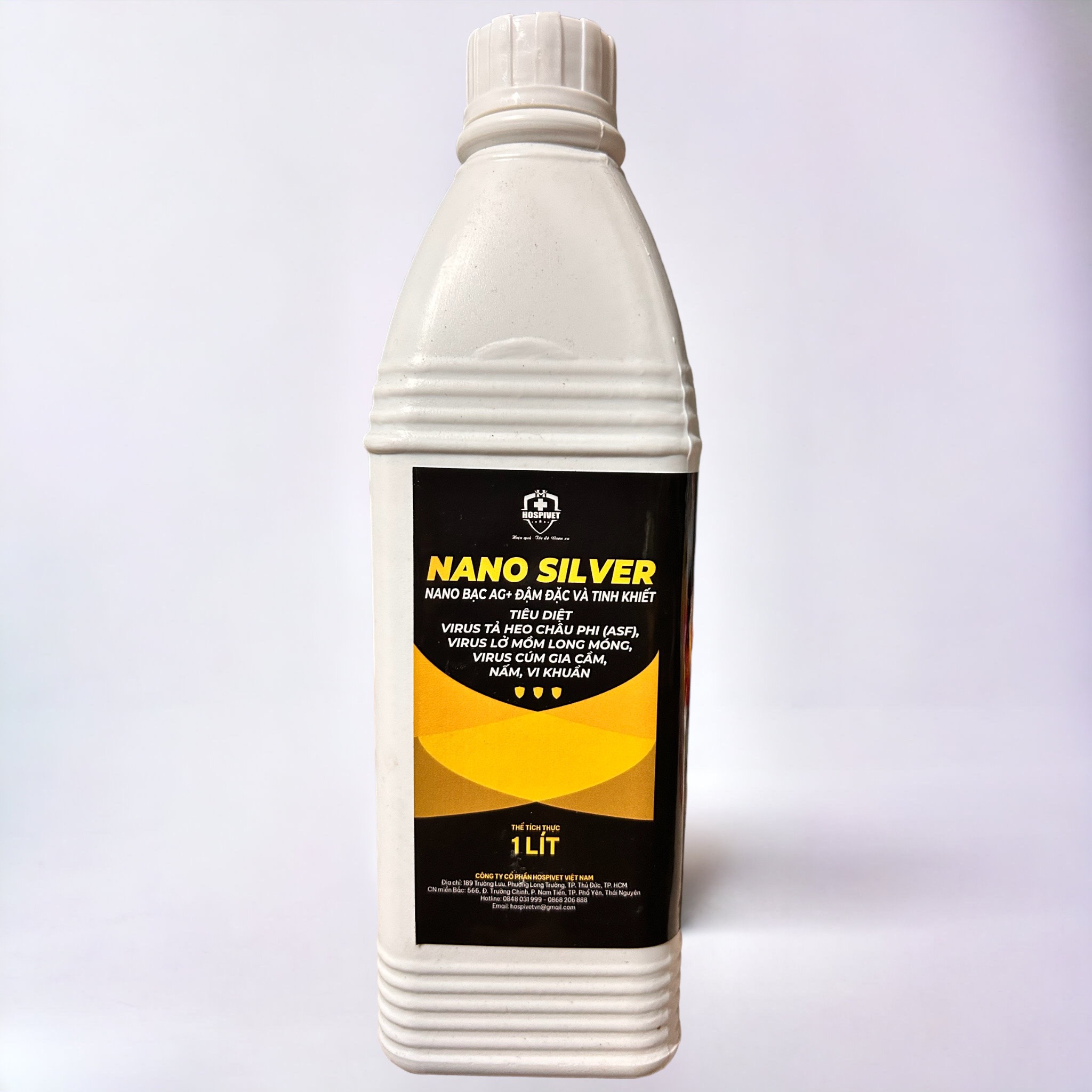 1 lít dung dịch nano bạc dứt điểm 650 vi khuẩn, 280 virus, nấm mốc, sát trùng giúp chuồng trại sạch mầm bệnh