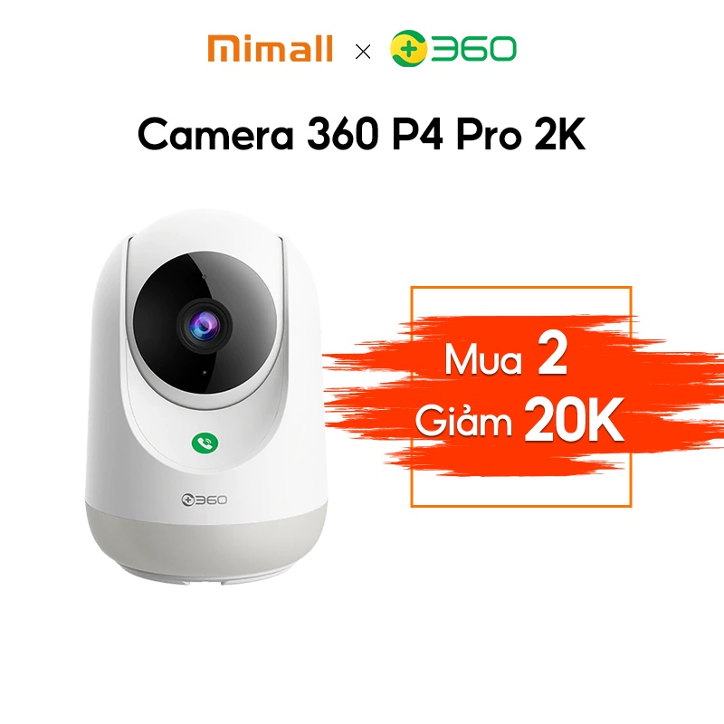 Camera 360 độ giám sát trong nhà XIAOMI Qihoo 360 P4 Pro 2K