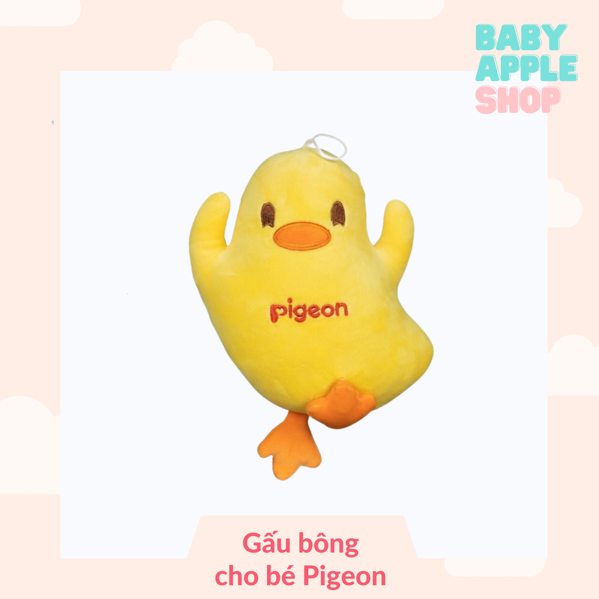 Gấu bông cho bé pigeon thú nhồi bông dễ thương cute an toàn cho bé - quà tặng khuyến mãi
