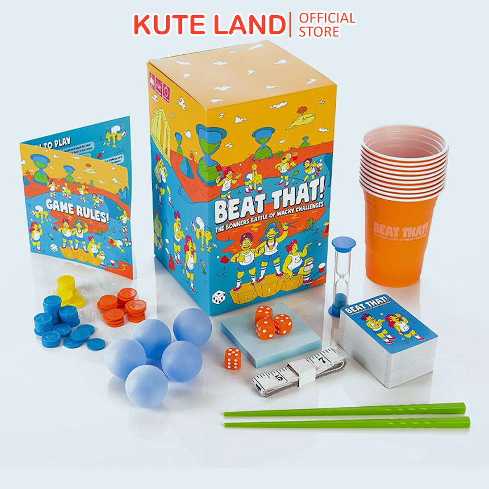 Bộ Trò Chơi Board Game Beat That! - The Bonkers Battle of Wacky Challenges