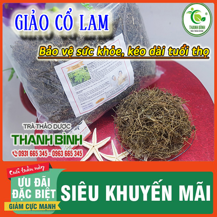 Giảo Cổ Lam Sạch, Sấy Khô 500Gram Loại Đặc Biệt - Đông Y Thanh Bình