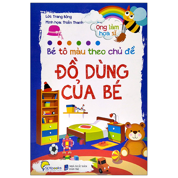 Fahasa - bé tô màu theo chủ đề - đồ dùng của bé