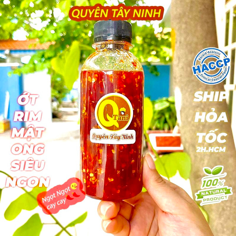Nước Chấm ỚT RIM MẬT ONG 100gr-ỚT RIM MẬT ONG Siêu caʏ Dùng Chấm Bánh Tráng - QUYÊN TÂY NINH