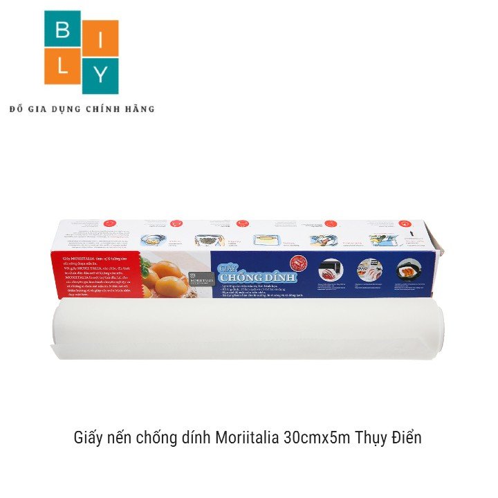 Giấy nến chống dính Moriitalia 30cm x 5m Thụy Điển