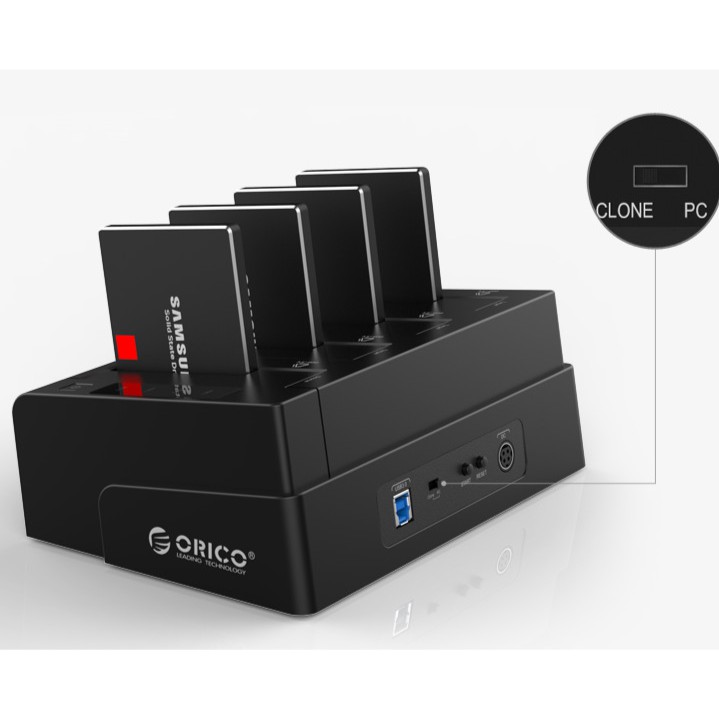 Dock 4 bay orico 6648us3-c, thiết bị chuyên dụng chép karaoke, game