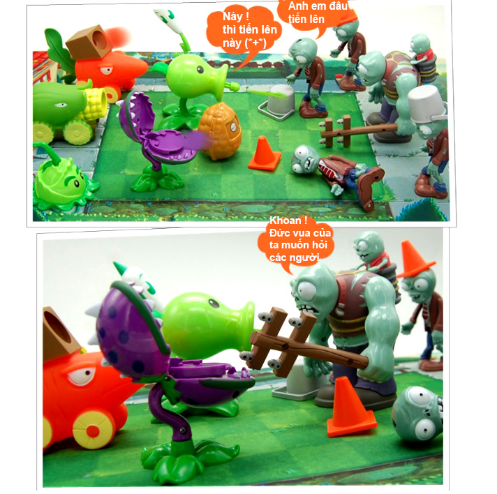 bộ đồ chơi hoa quả nổi giận plant and zombies 18 chi tiết (hot) 6