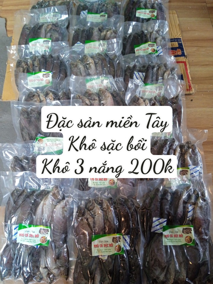 Khô cá sặc bỏi Miền Tây 3 nắng 1kg