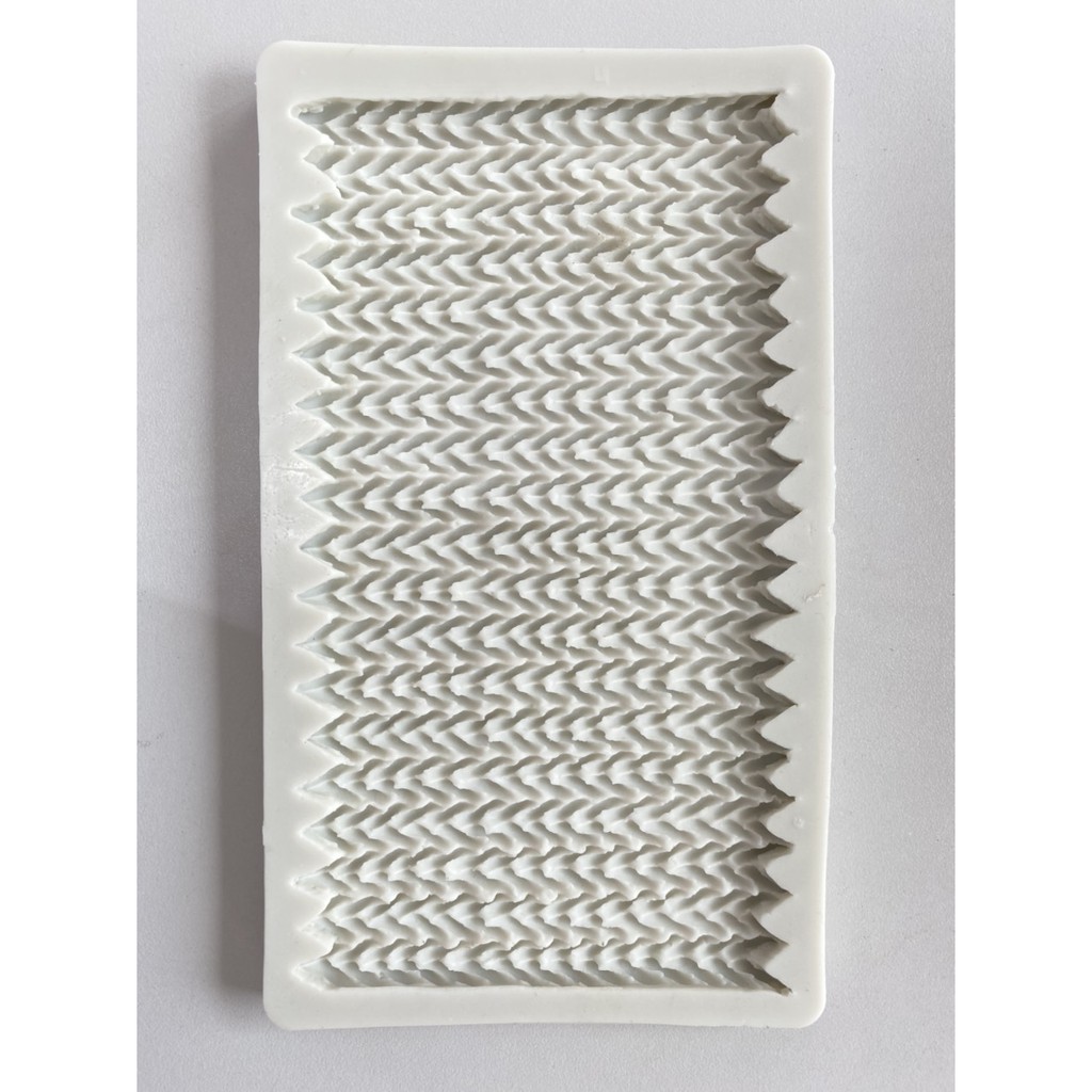 Khuôn silicon đan len 20*12cm ốp viền bánh rau câu 3d, 4d